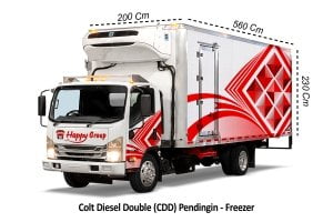 Truk Colt Diesel Double (CDD) Pendingin - Freezer
