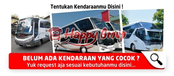 Harga Sewa Bus Pariwisata di Lampung 2022 - Happy Group