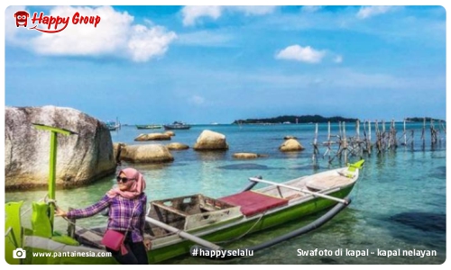 Belitung - Swafoto di kapal – kapal nelayan